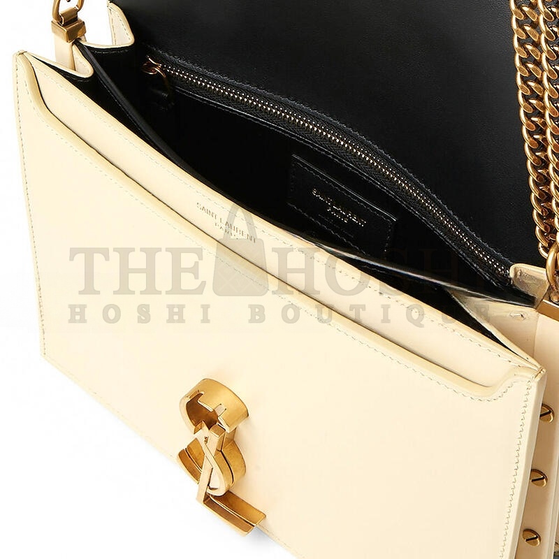 Y51 CASSANDRA MEDIUM CHAIN BAG IN BOX Sa1nt Lau*nt LEATHER 53275016C7W1089 (22*16.5*5.5cm) Master Quality